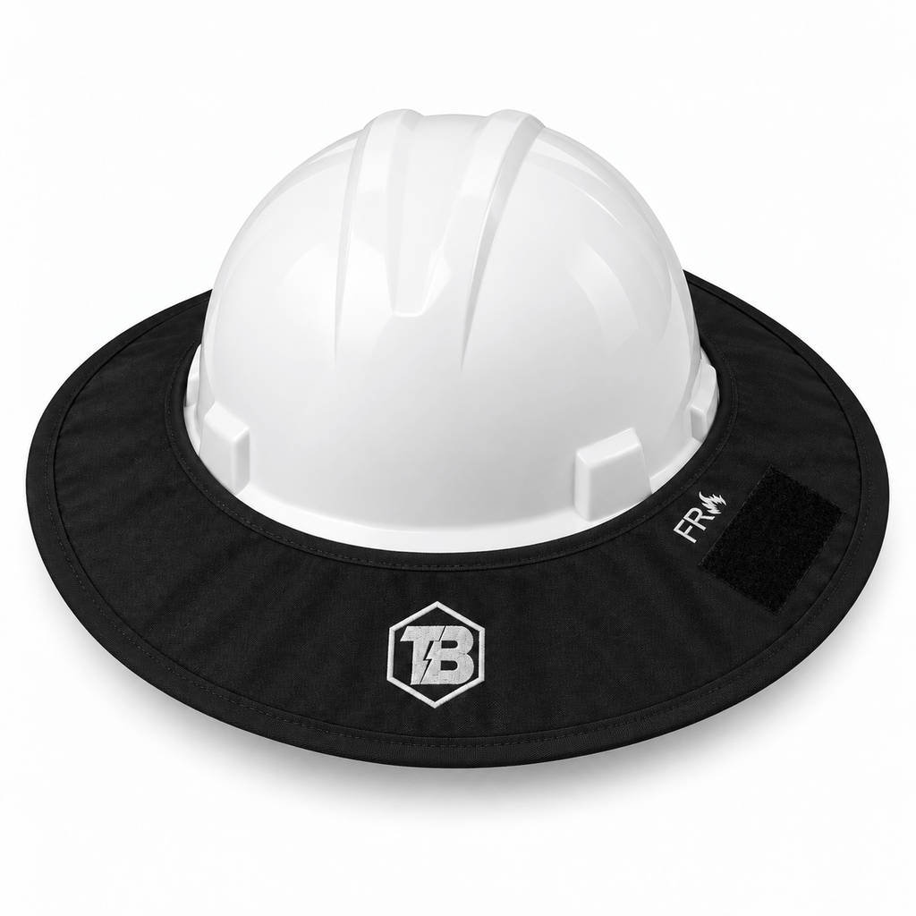 Tradeborn Hard Hat Sun Shield – Extended Brim for MSA Helmets