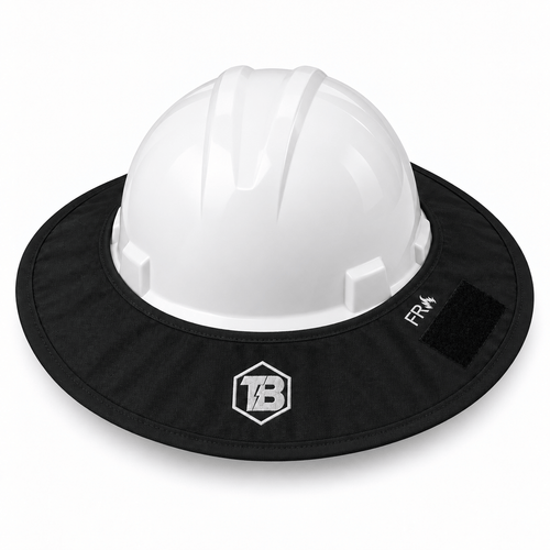 Tradeborn Hard Hat Sun Shield – Extended Brim for MSA Helmets