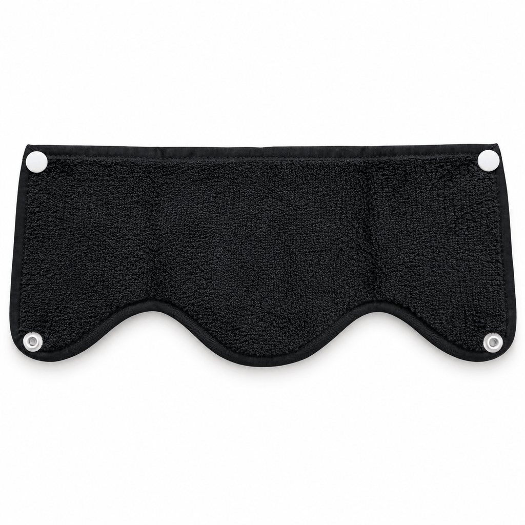 Tradeborn Terry Cloth Hard Hat Sweatband – Black