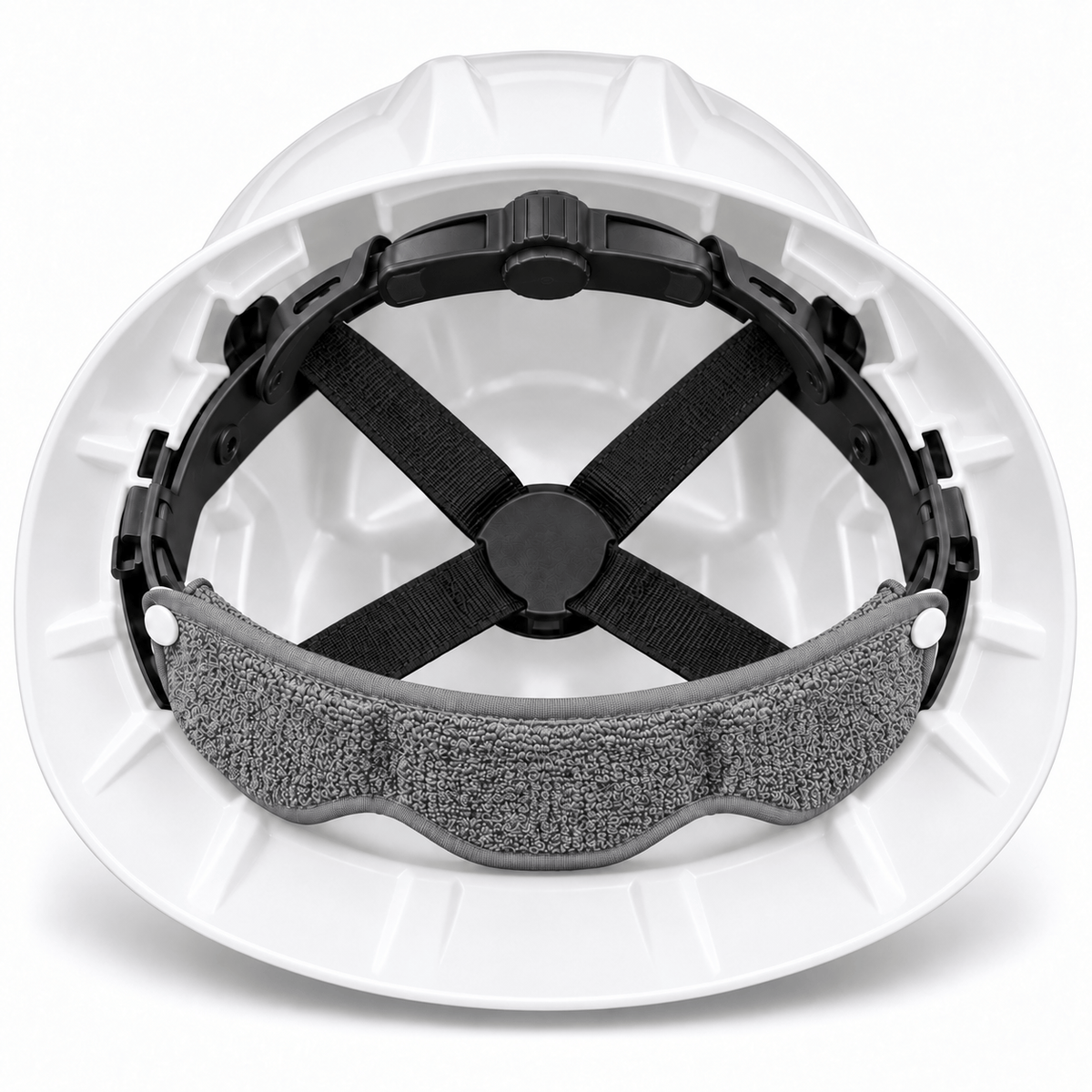 Tradeborn Terry Cloth Hard Hat Sweatband – Gray