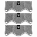 Tradeborn Terry Cloth Hard Hat Sweatband – Gray (3-Pack)